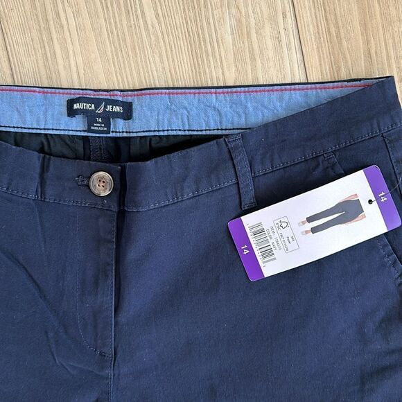 Nautica Women's Chino Pants, Navy, Size 14, NWT - Picture 9 of 10